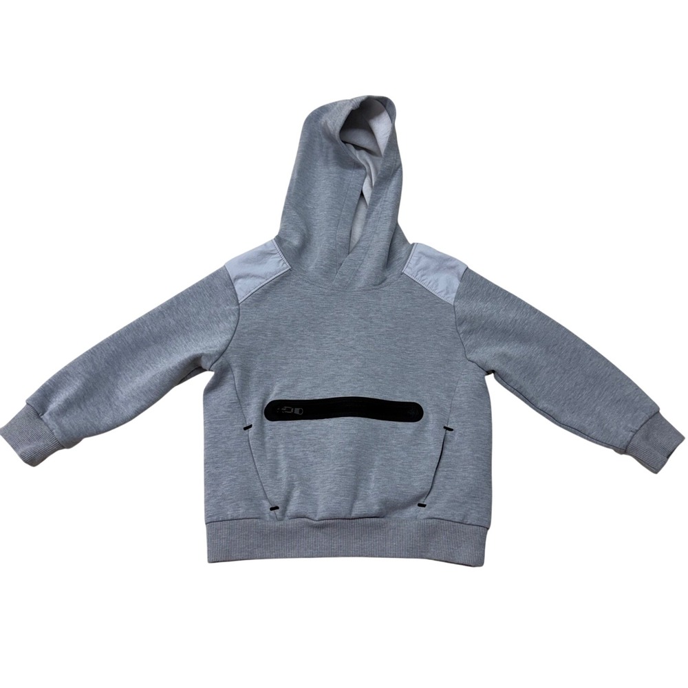 Old Navy Active Dynamic Fleece Gray Hoodie Kids 2T Tech Sweatshirt 1166